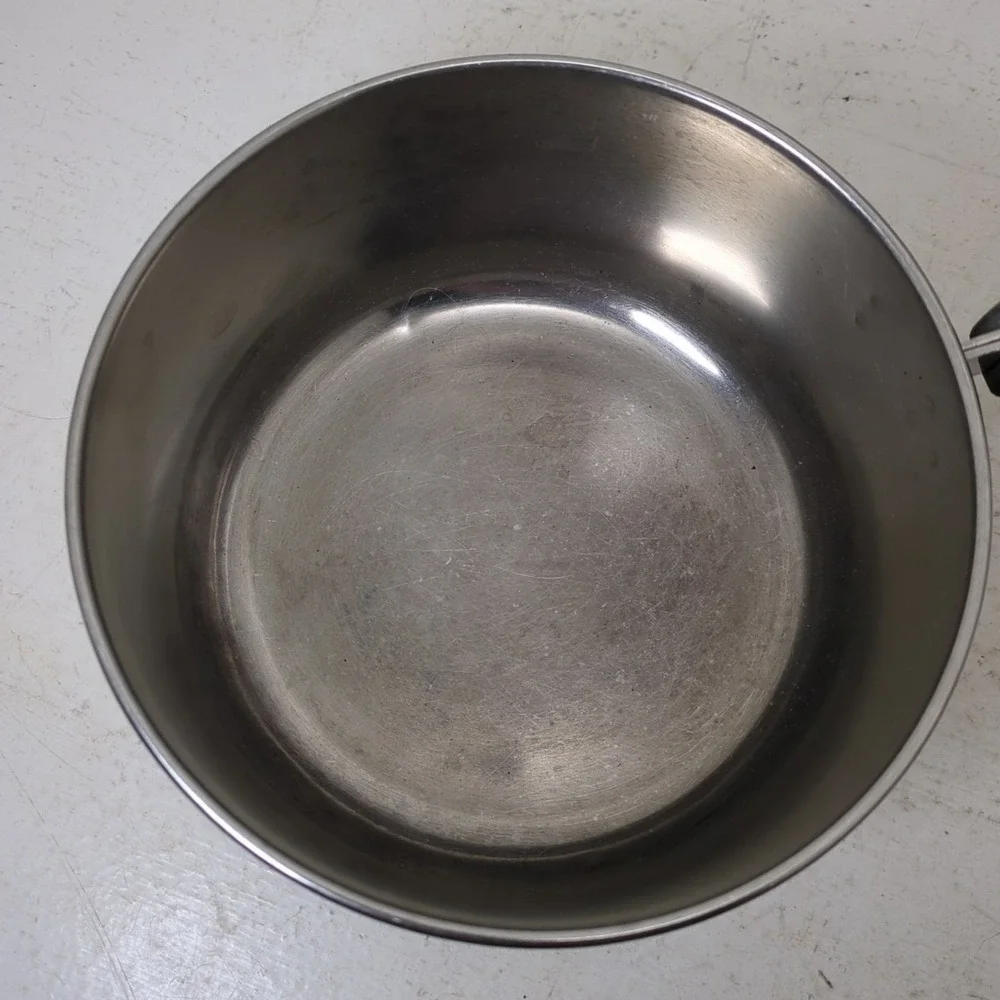 Vintage Revere Ware 1801 Copper Clad Copper Bottom 2 QT Pan Pot 2363973 - No Lid